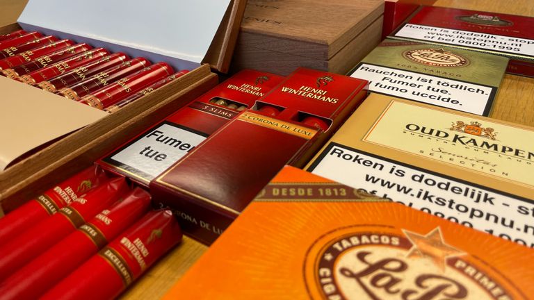 De sigaren die er zoal geproduceerd werden (foto: Rogier van Son)