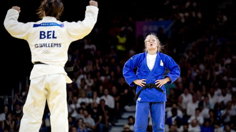 Sanne van Dijke grijpt naast brons (Foto: ANP)