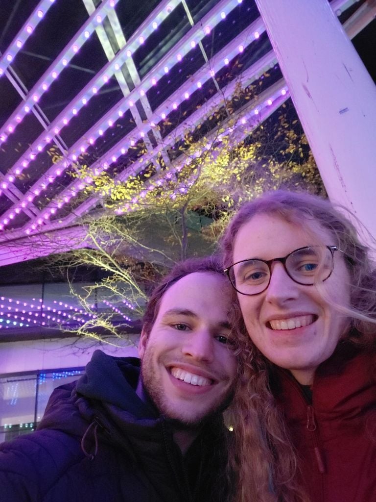 Kjell en Fleur tijdens GLOW dit jaar (foto: privécollectie).