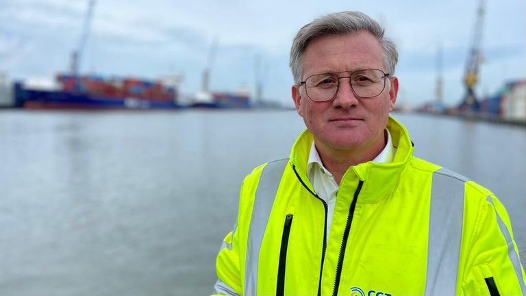 Directeur Luc Smits van Combined Cargo Terminals (foto: Erik Peeters).