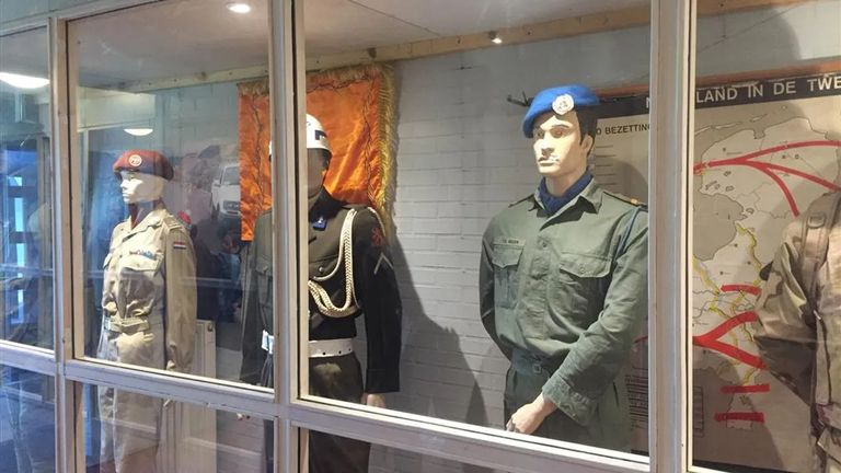 Het museum bij het Veteranen Ontmoeting Centrum Ouwestomp  (foto: Dtv Nieuws).