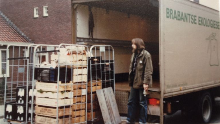 Frans aan het werk voor de Groene Aarde (foto: Frans Kapteijns).