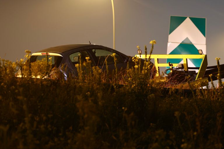 Een berger nam de auto mee (foto: Sander van Gils/SQ Vision).