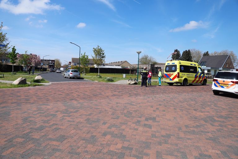 De aanrijding vond plaats op de kruising van de Katwijkseweg met de Sportlaan in Cuijk (foto: SK-Media).