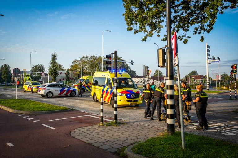 Het ongeluk gebeurde rond acht uur zaterdagochtend (foto: SQ Vision).