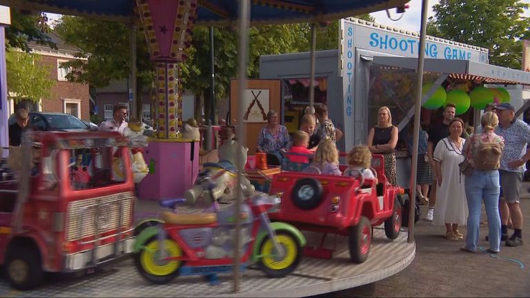 De kermis in Ommel (foto: Omroep Brabant).