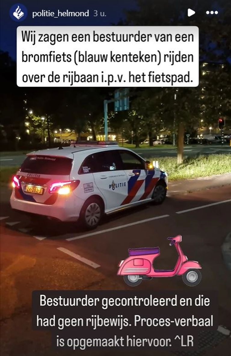 Foto: Instagram politie Helmond