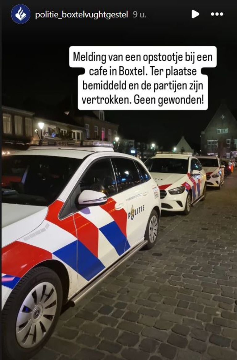 Foto: Instagram politie Boxtel-Vught-Gestel