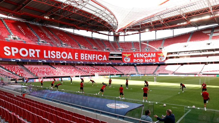 Afsluitende training in Portugal voor PSV (foto: ANP).