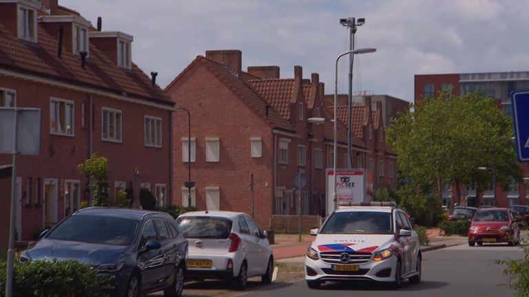 De camera in de straat (foto: Omroep Brabant). 