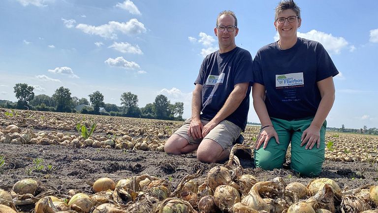 Jan en Rigerda willen er een jaarlijks raapfeest van maken (Foto: Sven de Laet)