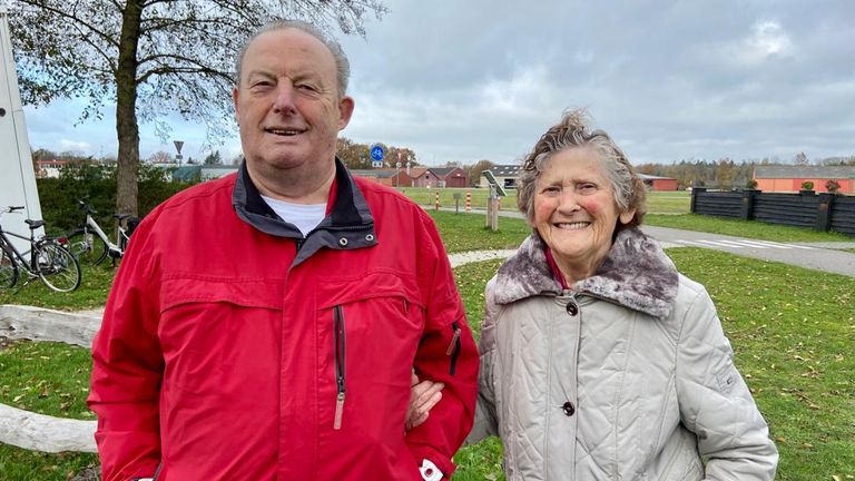 Koos (82) en Jo (87) Franken uit Bergen op Zoom (foto: Erik Peeters).