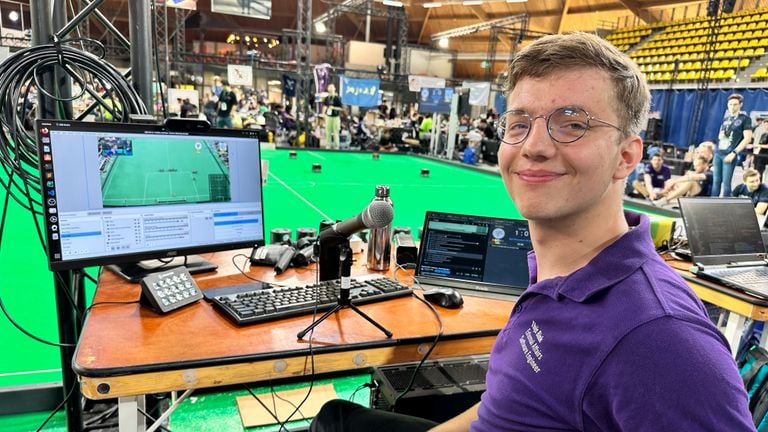 Thijs Bink van Roboteam Twente (foto: Jan Peels)