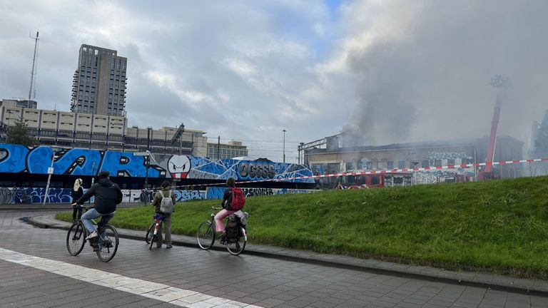 Veel rookoverlast in Eindhoven (foto: Floortje Steigenga).