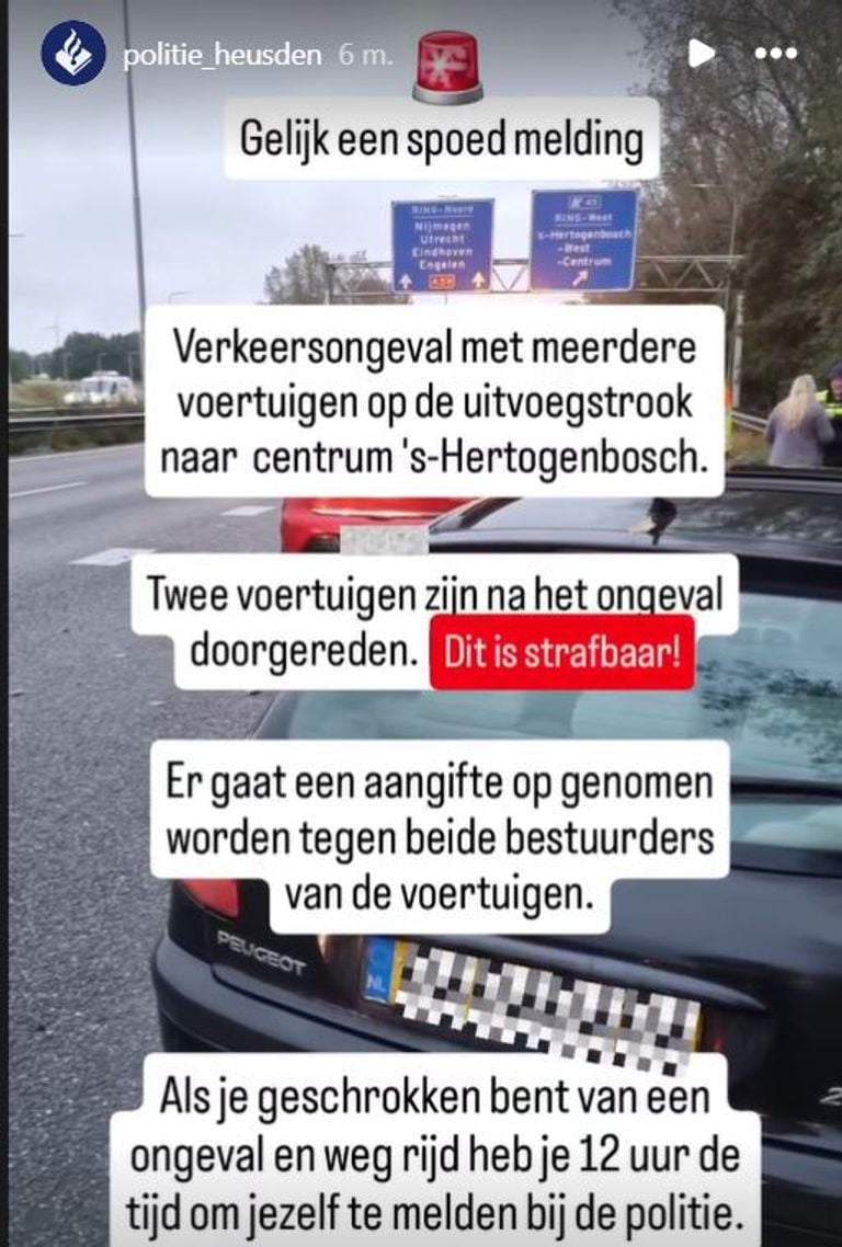 Foto: Instagram politie Heusden