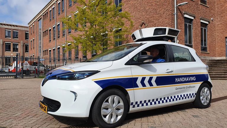 De Eindhovense scanauto (foto: gemeente Eindhoven).