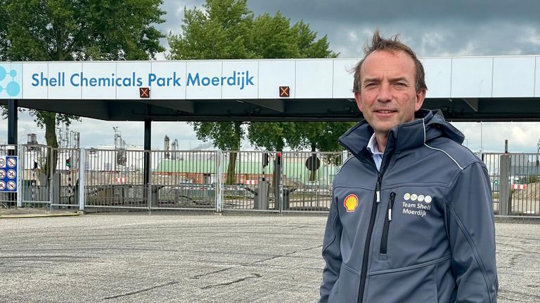 General manager Richard Zwinkels van Shell Moerdijk (foto: Erik Peeters).