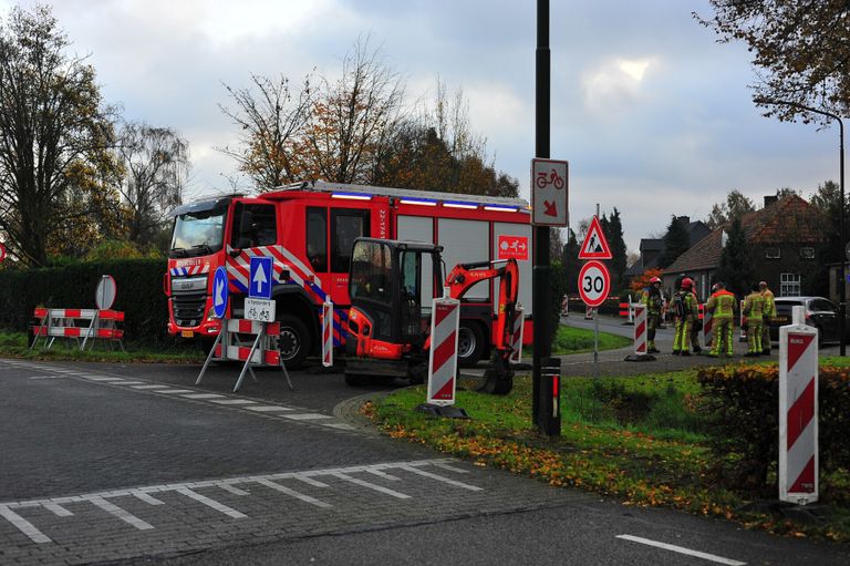 Vanwege het gaslek in Budel werd Enexis ingeschakeld (foto: Johan Bloemers/SQ Vision). 