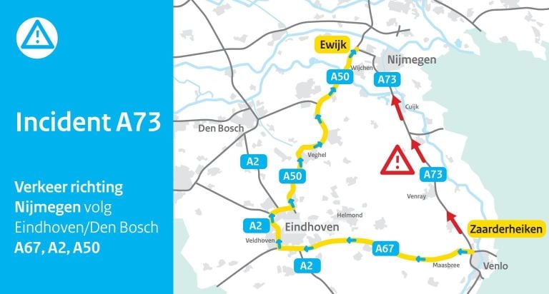 Afbeelding: X/Rijkswaterstaat Verkeersinformatie.