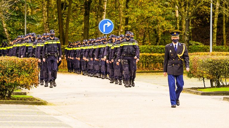 Jeroen kreeg een uitvaart met korpseer (foto: Dave Hendriks/ SQ Vision).