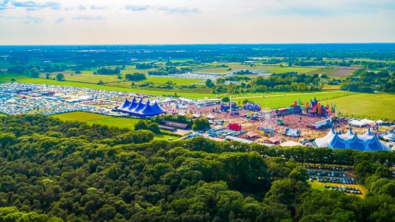 Het terrein van Intents Festival in 2019 (foto: Intents Festival)