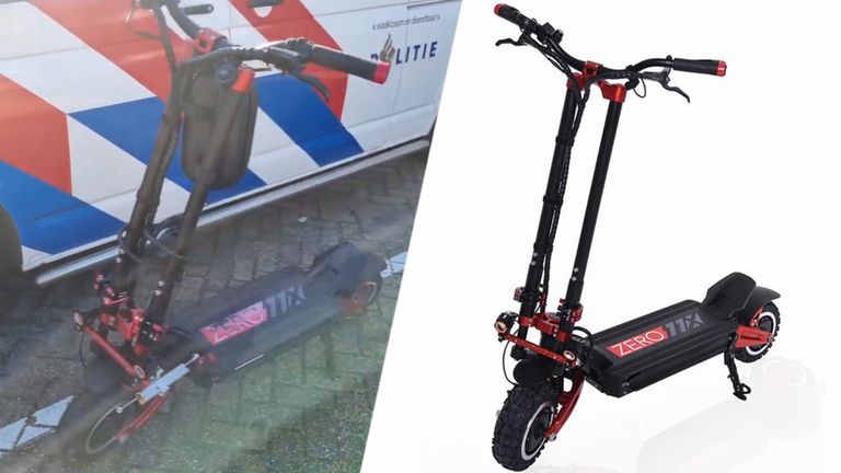 Foto: Instagram wijkagenten Etten-Leur / Zero Electric Scooter