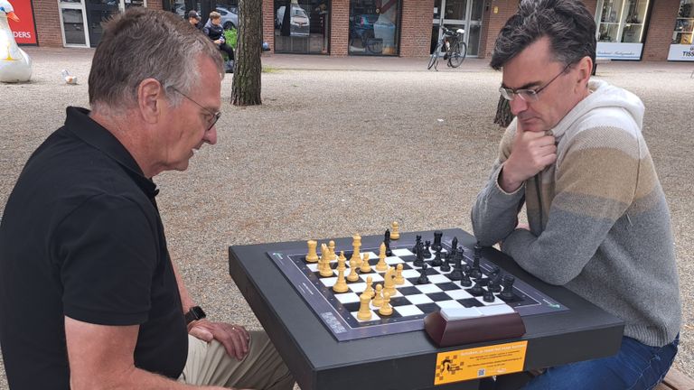 Bern Greijn en Loek van Wely.