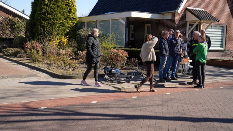 De aanrijding vond plaats op de Floreffestraat in Someren (foto: Harrie Grijseels/SQ Vision).