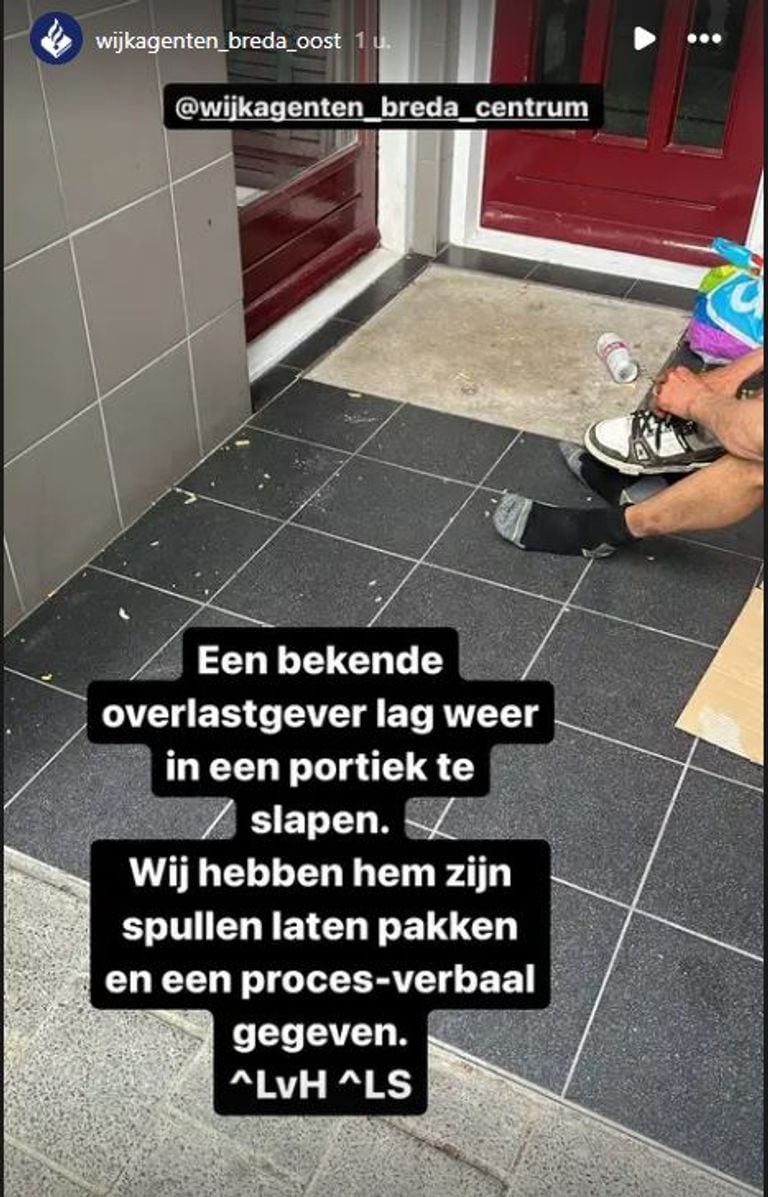 Foto: Instagram wijkagenten Breda-Oost