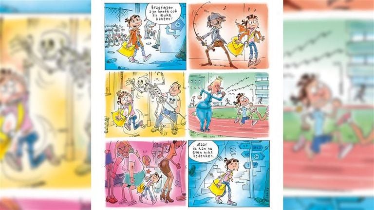 De strip Roos Vink (bron: Jan Vriends)